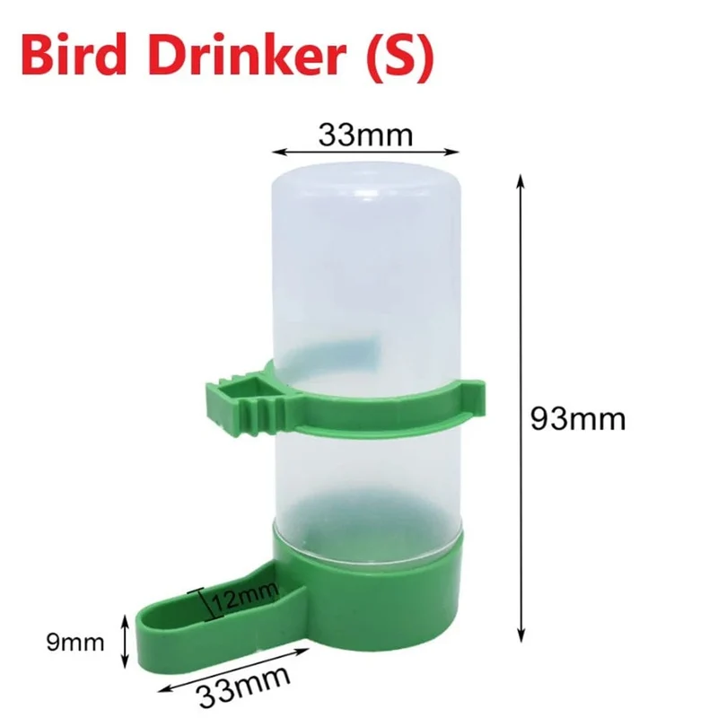 1/2/4 STÜCKE Vogelfutterspender Kunststoff Futter-/Wasserfütterung Automatische Trinker Papagei Haustier Papagei Trinkbecher Schalen Haustier Vogelbedarf