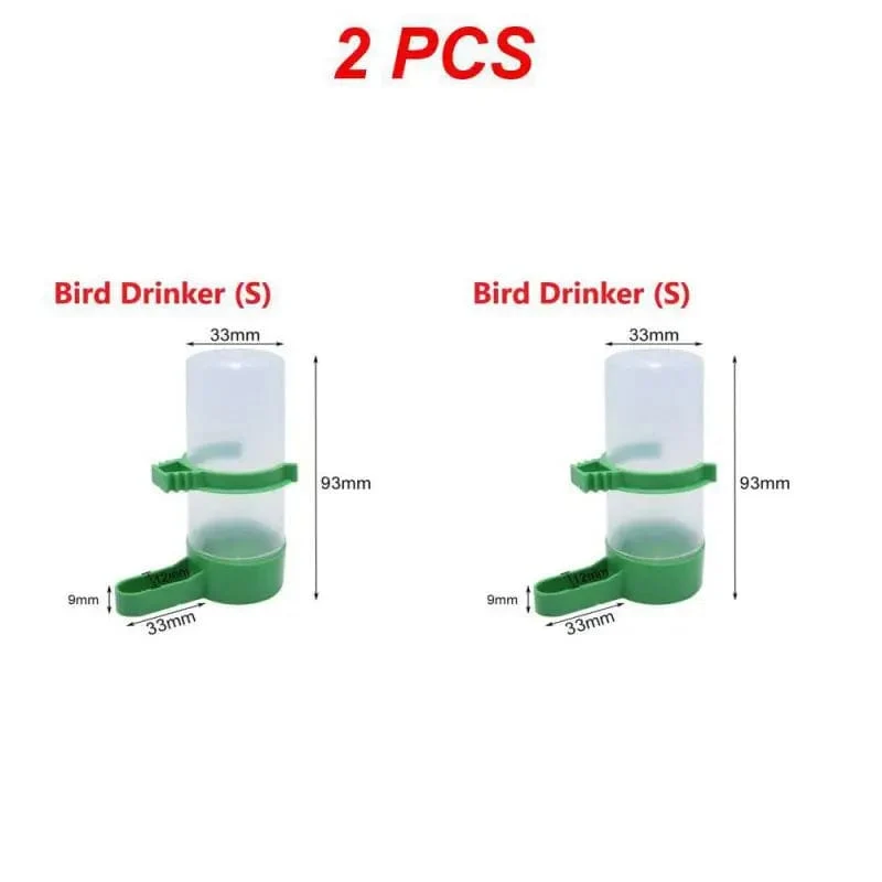 1/2/4 STÜCKE Vogelfutterspender Kunststoff Futter-/Wasserfütterung Automatische Trinker Papagei Haustier Papagei Trinkbecher Schalen Haustier Vogelbedarf