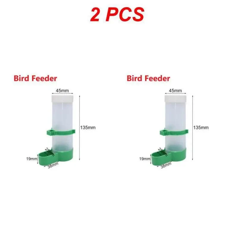 1/2/4 STÜCKE Vogelfutterspender Kunststoff Futter-/Wasserfütterung Automatische Trinker Papagei Haustier Papagei Trinkbecher Schalen Haustier Vogelbedarf