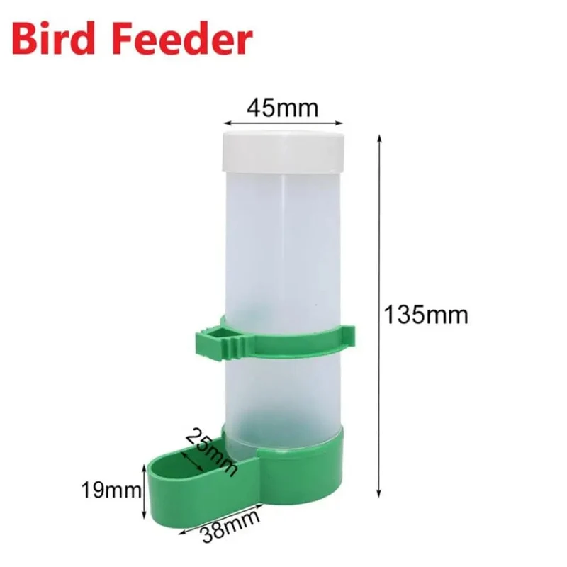 1/2/4 STÜCKE Vogelfutterspender Kunststoff Futter-/Wasserfütterung Automatische Trinker Papagei Haustier Papagei Trinkbecher Schalen Haustier Vogelbedarf