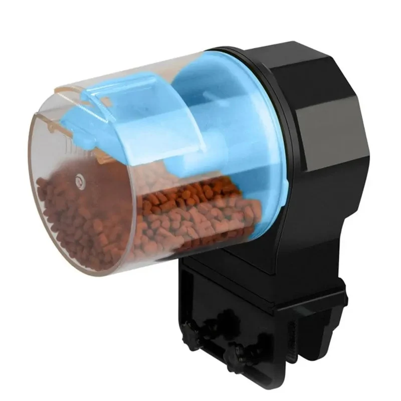 Automatischer Futterspender für Aquarien, intelligenter zeitgesteuerter Futterspender für Aquarien und Goldfische, Futterspender mit großer Kapazität