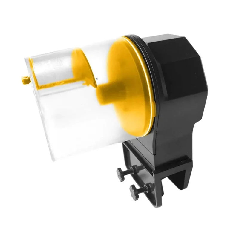 Automatischer Futterspender für Aquarien, intelligenter zeitgesteuerter Futterspender für Aquarien und Goldfische, Futterspender mit großer Kapazität