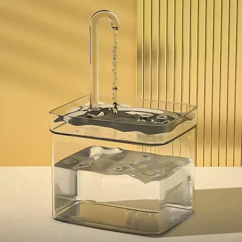 Ultra-leiser Filter für Wasserbrunnen für Katzen, intelligenter automatischer Wasserspender für Haustiere und Hunde, Pumpe zur Vermeidung von Burnouts, 1.5 l, Umwälzfilter