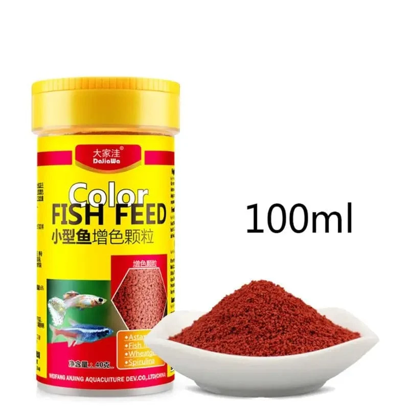 Spirulina-Futter, tropische Fischernährung für Aquarien, farbverstärktes Futter