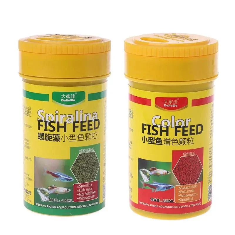 Spirulina-Futter, tropische Fischernährung für Aquarien, farbverstärktes Futter