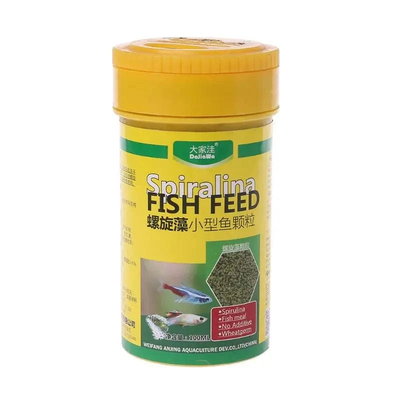 Spirulina-Futter, tropische Fischernährung für Aquarien, farbverstärktes Futter