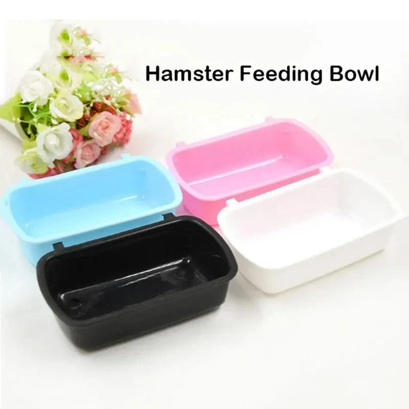 Aufhängbarer Futterspender aus Kunststoff für Hamster, Eichhörnchen, kleine Haustiere, Wasser-/Trinknapf, Futternapf, Haustiere, Hamsterkäfig, Produktzubehör