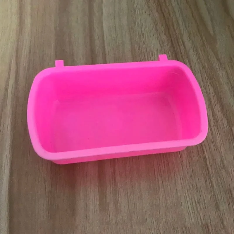 Aufhängbarer Futterspender aus Kunststoff für Hamster, Eichhörnchen, kleine Haustiere, Wasser-/Trinknapf, Futternapf, Haustiere, Hamsterkäfig, Produktzubehör
