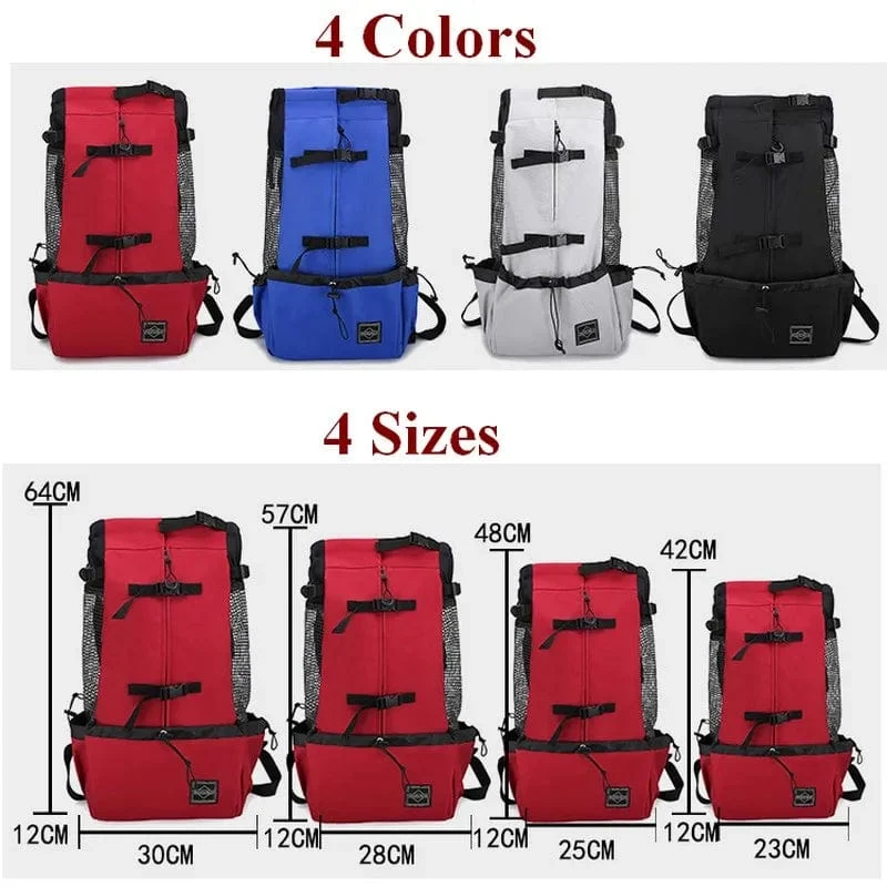 Wandern Haustier Hund Träger Reise Rucksack Outdoor Belüftung Atmungsaktiv Fahrrad Motorrad Outdoor Sport Mesh Bag Drop Shipping