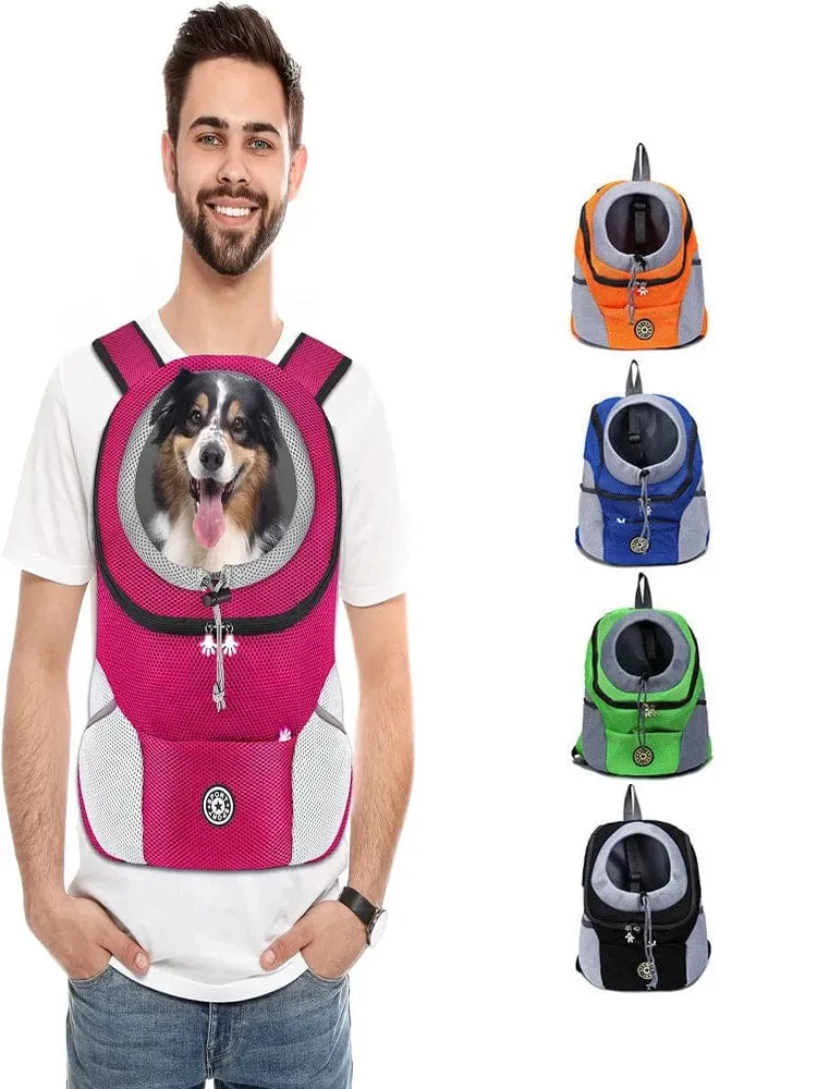 Tragetasche für Hunde, Tragetasche für Hunde, Rucksack, tragbar, atmungsaktiv, für unterwegs, Hundetragetasche für den Außenbereich, Transporttasche für Haustiere
