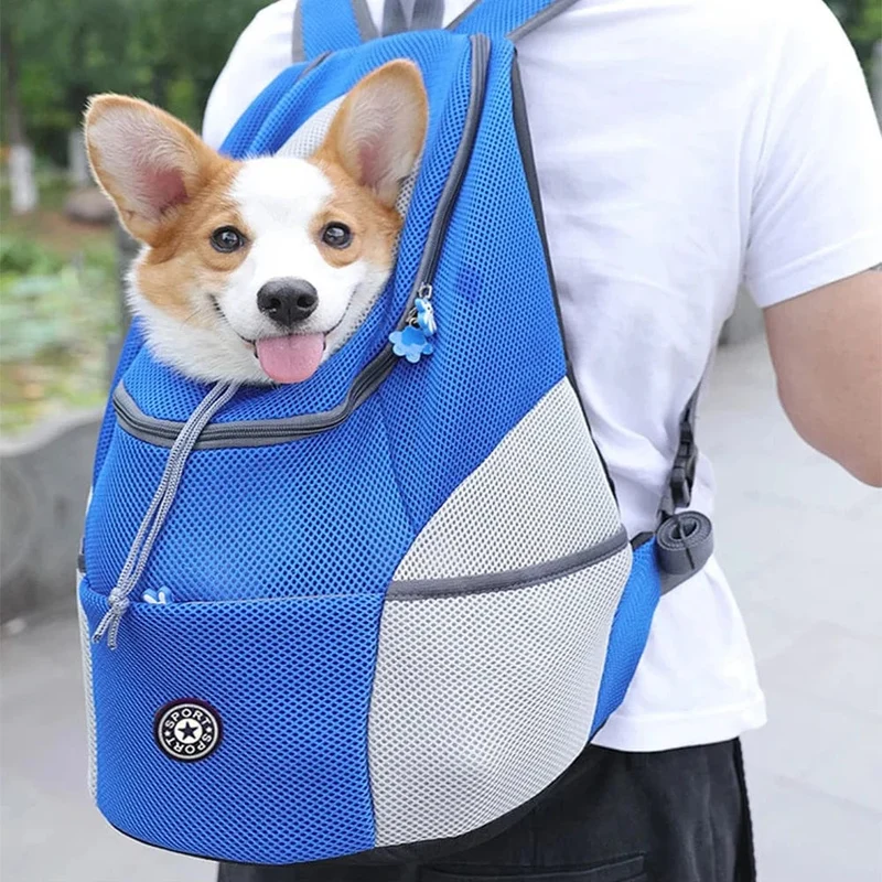 Tragetasche für Hunde, Tragetasche für Hunde, Rucksack, tragbar, atmungsaktiv, für unterwegs, Hundetragetasche für den Außenbereich, Transporttasche für Haustiere