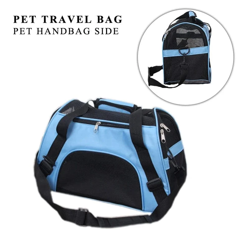 Katzentaschen, tragbare Hunde-Tragetasche, atmungsaktive Netz-Tragetaschen für kleine Hunde, faltbare Katzen-Handtasche, Reise-Haustiertasche, Transporttasche