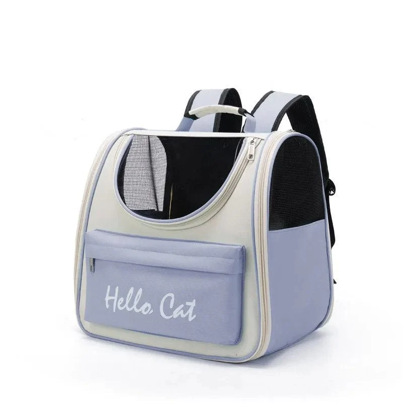 Katzentragetaschen, winddichter Outdoor-Reiserucksack für Katzen, kleine Hunde, Transport-Tragetasche, Katzenrucksackträger mit Kissen