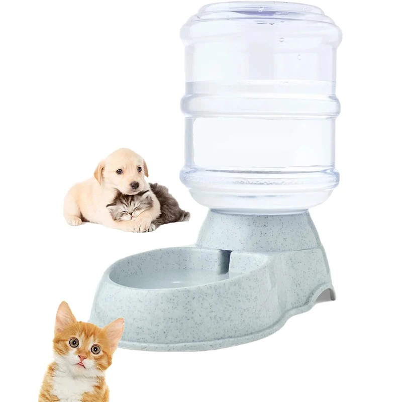 Automatischer Wasserspender, große Kapazität, Futternapf für Haustiere, kleine Hundefutterschüssel, Futternapf für Katzen, Trinknapf für Haustiere, Wassernapf