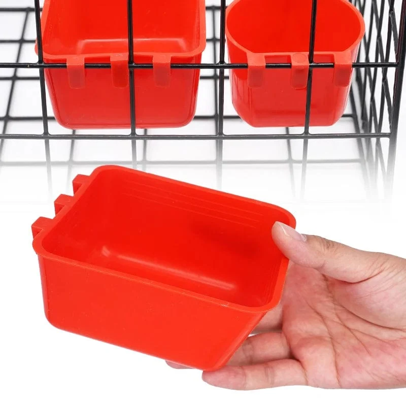 Vogelfutterspender, Wasservogelkäfig, Papagei, Plastiktränken, Wassertränke für Tauben, Wachteln, Hühner, Enten, Näpfe und Tränken, 1 Stück