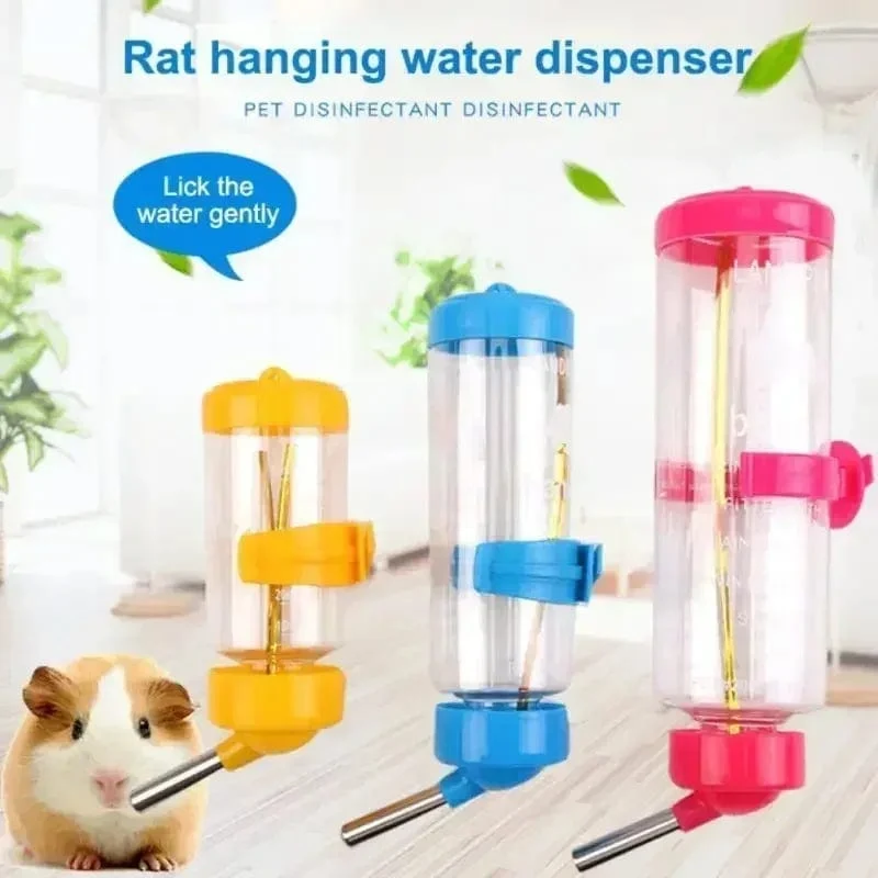 Kunststoff Hamster Trinker Wasser Flasche Dispenser Feeder Hängen Meerschweinchen Eichhörnchen Kaninchen Trinkflasche Pet Trinkbrunnen