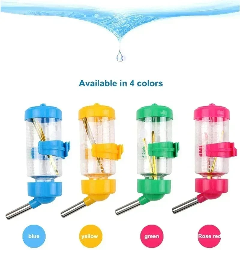 Kunststoff Hamster Trinker Wasser Flasche Dispenser Feeder Hängen Meerschweinchen Eichhörnchen Kaninchen Trinkflasche Pet Trinkbrunnen