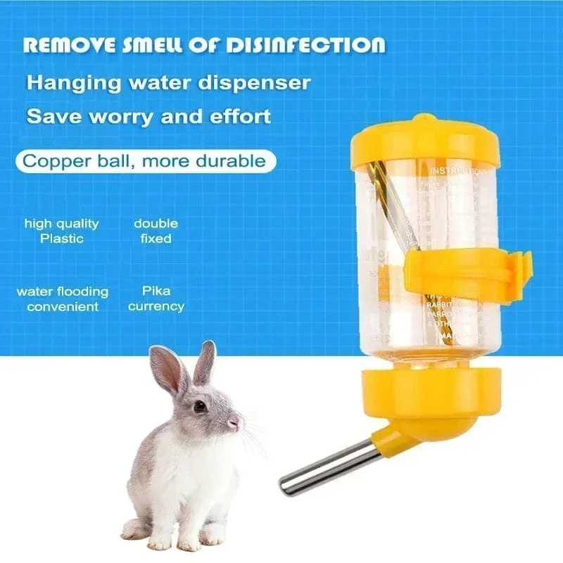 Kunststoff Hamster Trinker Wasser Flasche Dispenser Feeder Hängen Meerschweinchen Eichhörnchen Kaninchen Trinkflasche Pet Trinkbrunnen