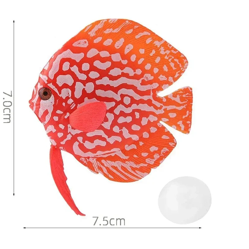 Aquarium Künstliche Leuchtende Feuerfische Aquarium Landschaft Silikon Gefälschte Fische Schwimmende Glow In Dark Ornament Hause Dekoration