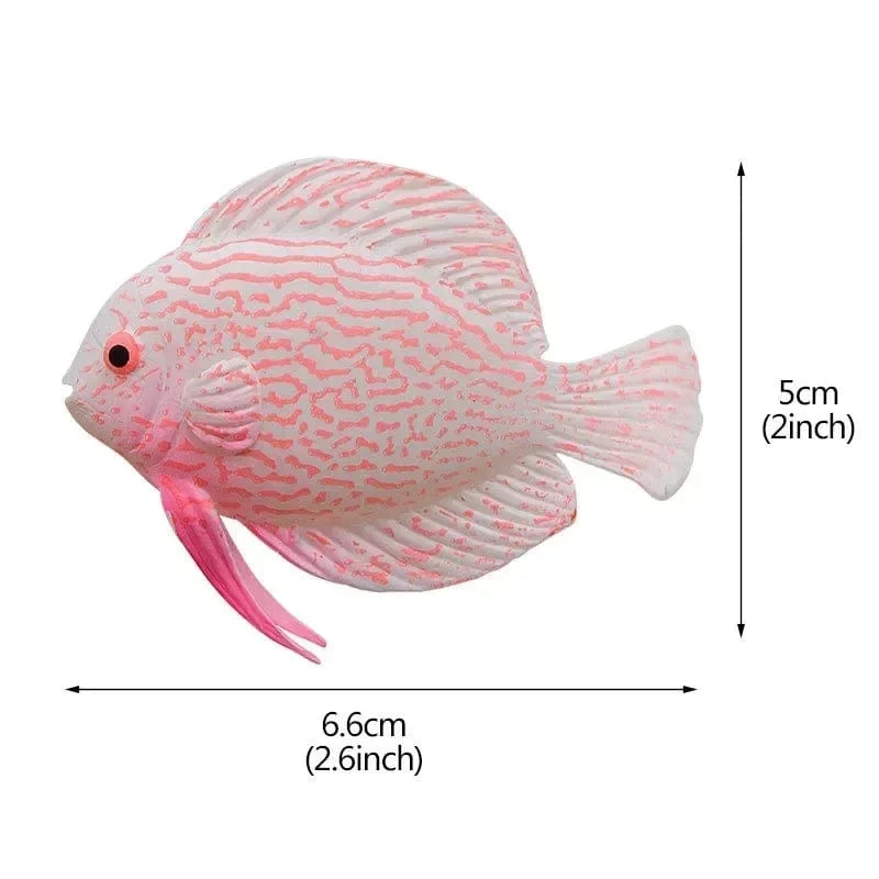 Aquarium Künstliche Leuchtende Feuerfische Aquarium Landschaft Silikon Gefälschte Fische Schwimmende Glow In Dark Ornament Hause Dekoration