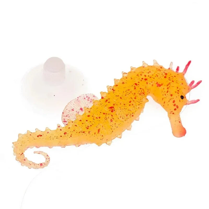 Aquarium Künstliche Leuchtende Feuerfische Aquarium Landschaft Silikon Gefälschte Fische Schwimmende Glow In Dark Ornament Hause Dekoration