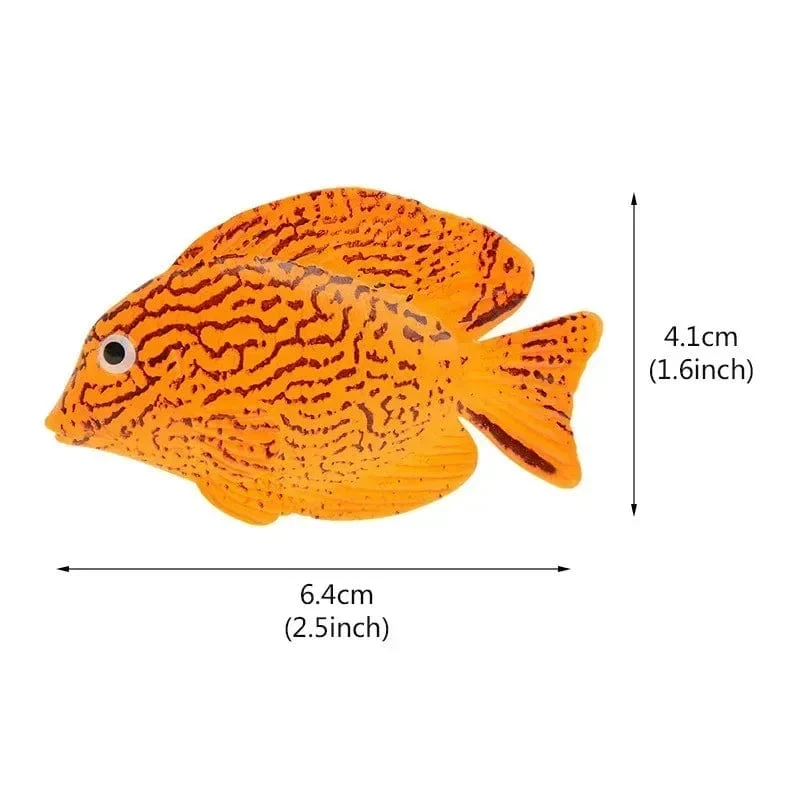 Aquarium Künstliche Leuchtende Feuerfische Aquarium Landschaft Silikon Gefälschte Fische Schwimmende Glow In Dark Ornament Hause Dekoration