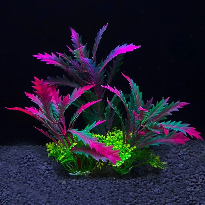 Künstliche Unterwasser-Kunststoffpflanzen für Aquarien, künstlicher Strauch, grünes Wassergras, Simulationsdekoration