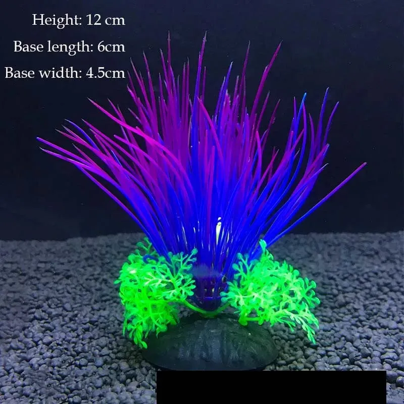 Künstliche Unterwasser-Kunststoffpflanzen für Aquarien, künstlicher Strauch, grünes Wassergras, Simulationsdekoration