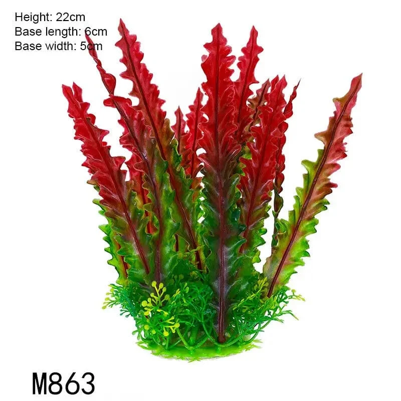 Künstliche Unterwasser-Kunststoffpflanzen für Aquarien, künstlicher Strauch, grünes Wassergras, Simulationsdekoration