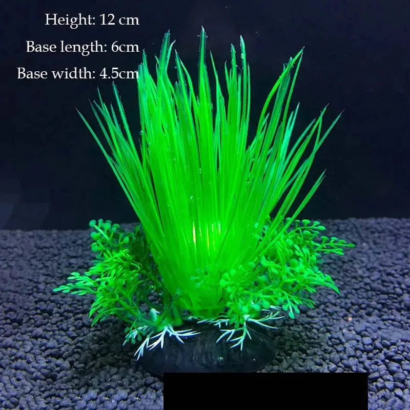 Künstliche Unterwasser-Kunststoffpflanzen für Aquarien, künstlicher Strauch, grünes Wassergras, Simulationsdekoration