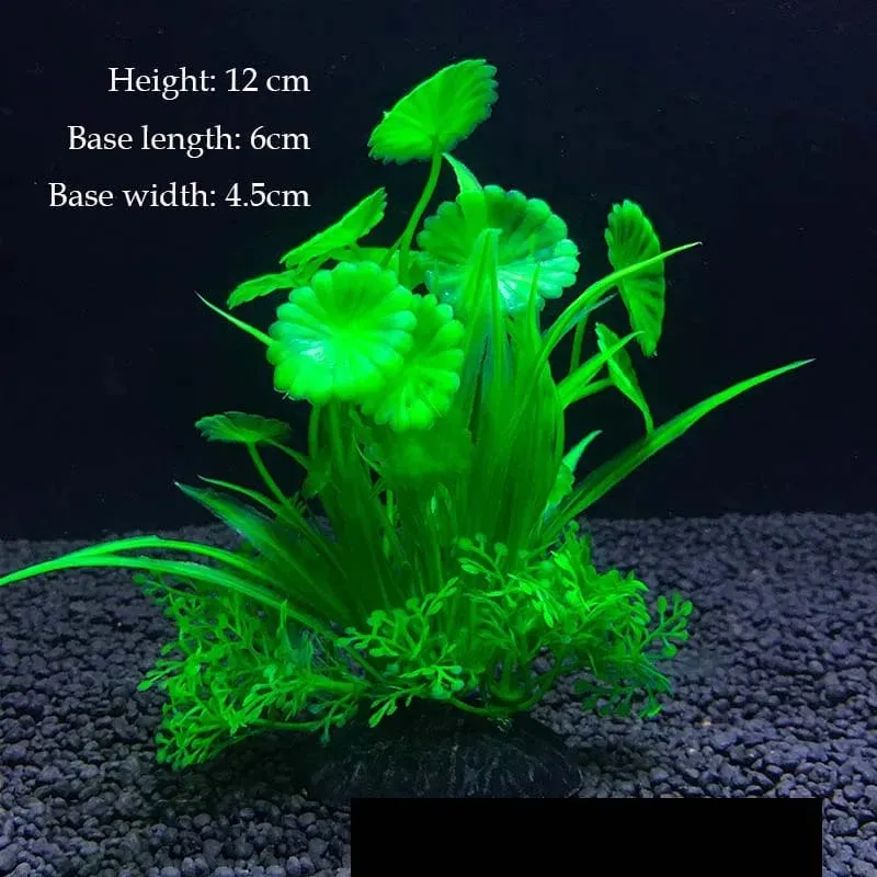 Künstliche Unterwasser-Kunststoffpflanzen für Aquarien, künstlicher Strauch, grünes Wassergras, Simulationsdekoration