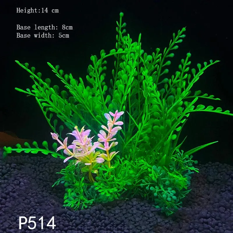 Künstliche Unterwasser-Kunststoffpflanzen für Aquarien, künstlicher Strauch, grünes Wassergras, Simulationsdekoration