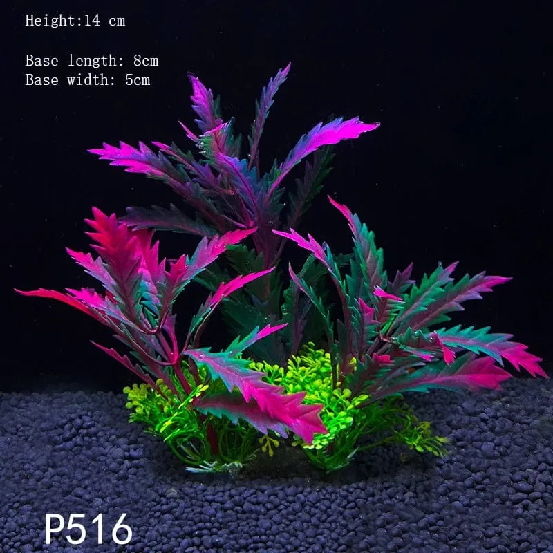 Künstliche Unterwasser-Kunststoffpflanzen für Aquarien, künstlicher Strauch, grünes Wassergras, Simulationsdekoration