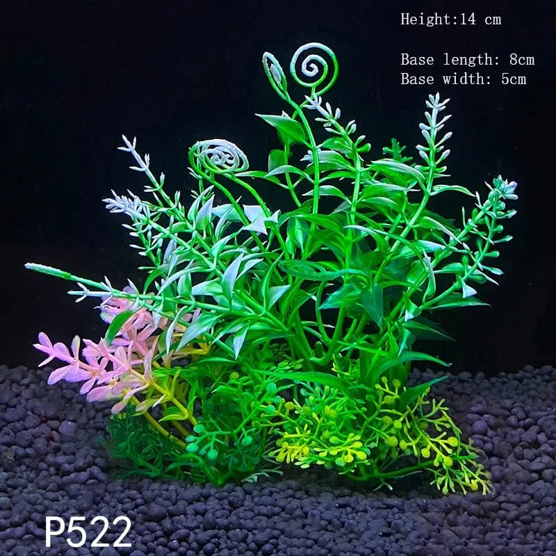 Künstliche Unterwasser-Kunststoffpflanzen für Aquarien, künstlicher Strauch, grünes Wassergras, Simulationsdekoration