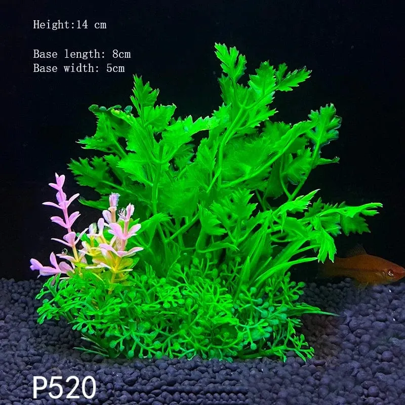 Künstliche Unterwasser-Kunststoffpflanzen für Aquarien, künstlicher Strauch, grünes Wassergras, Simulationsdekoration