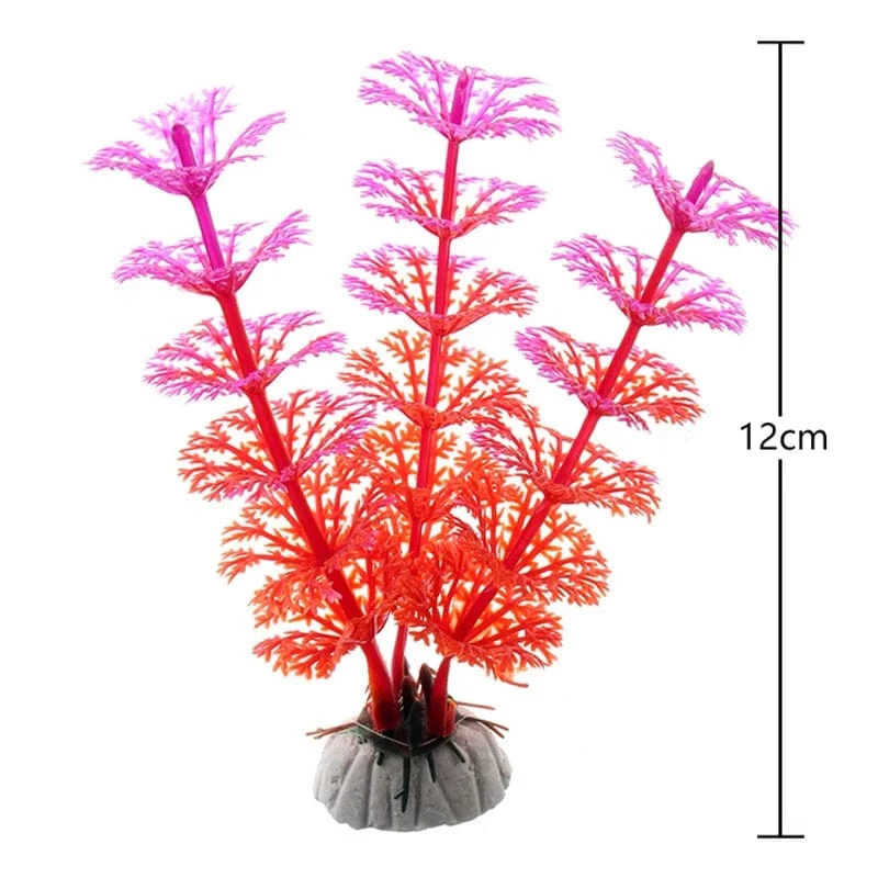 Künstliche Unterwasser-Kunststoffpflanzen für Aquarien, künstlicher Strauch, grünes Wassergras, Simulationsdekoration