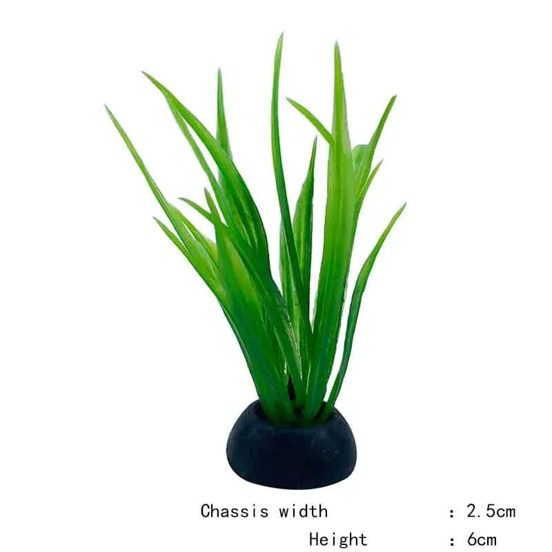 Künstliche Unterwasser-Kunststoffpflanzen für Aquarien, künstlicher Strauch, grünes Wassergras, Simulationsdekoration