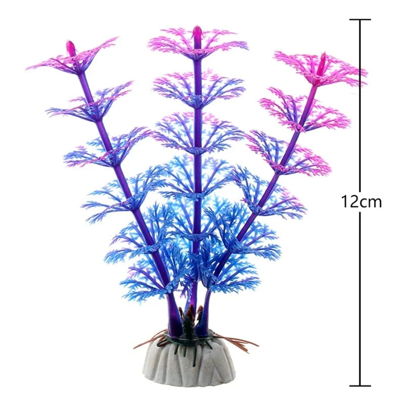 Künstliche Unterwasser-Kunststoffpflanzen für Aquarien, künstlicher Strauch, grünes Wassergras, Simulationsdekoration