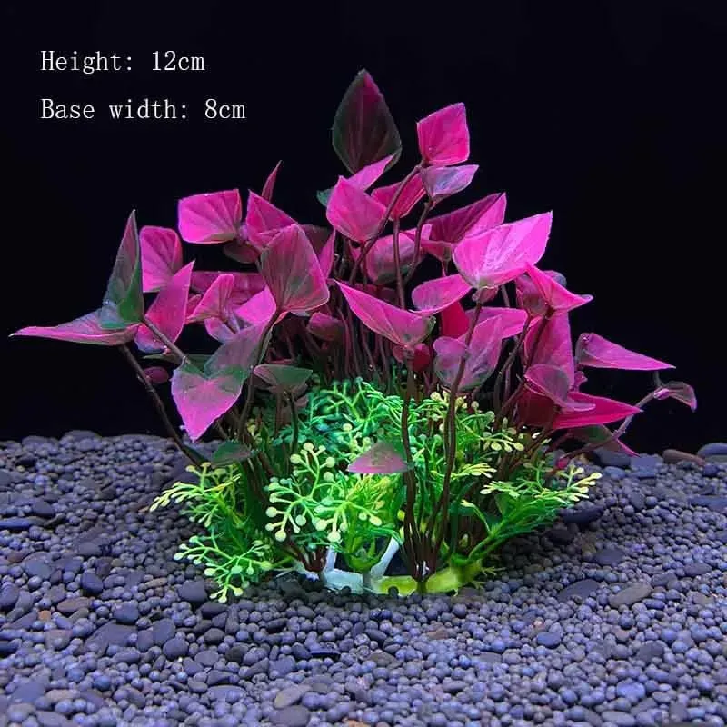Künstliche Unterwasser-Kunststoffpflanzen für Aquarien, künstlicher Strauch, grünes Wassergras, Simulationsdekoration