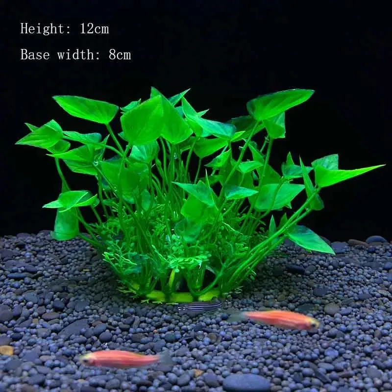 Künstliche Unterwasser-Kunststoffpflanzen für Aquarien, künstlicher Strauch, grünes Wassergras, Simulationsdekoration