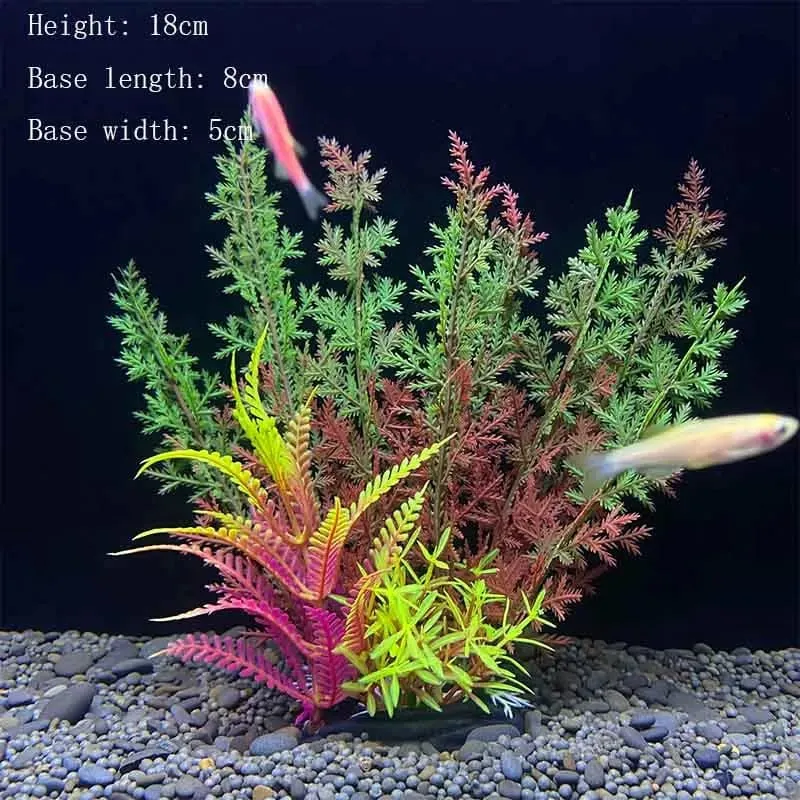 Künstliche Unterwasser-Kunststoffpflanzen für Aquarien, künstlicher Strauch, grünes Wassergras, Simulationsdekoration