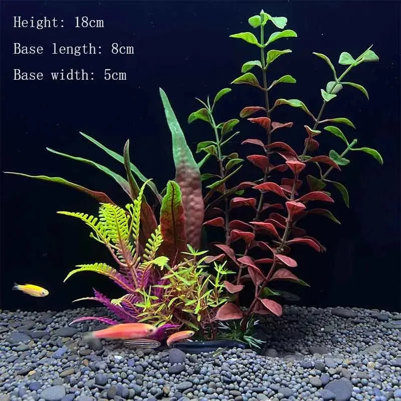 Künstliche Unterwasser-Kunststoffpflanzen für Aquarien, künstlicher Strauch, grünes Wassergras, Simulationsdekoration