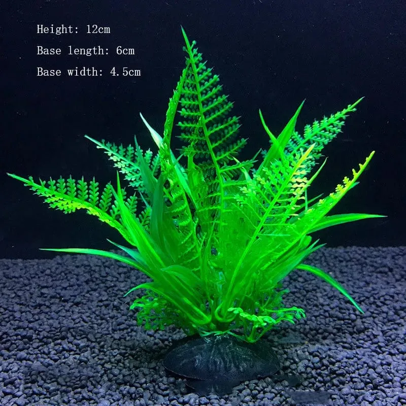 Künstliche Unterwasser-Kunststoffpflanzen für Aquarien, künstlicher Strauch, grünes Wassergras, Simulationsdekoration