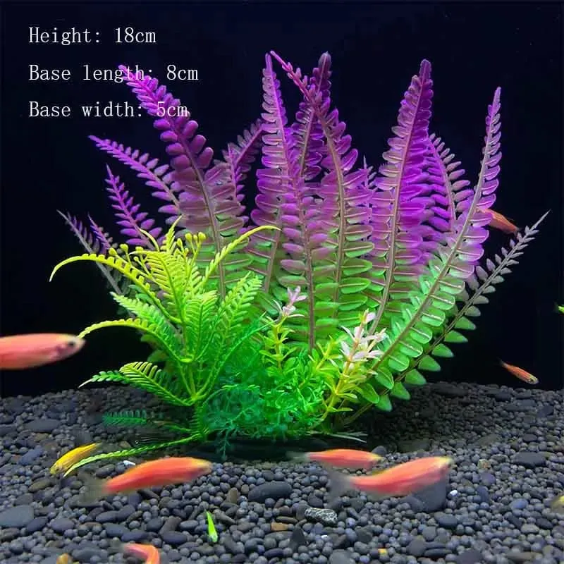 Künstliche Unterwasser-Kunststoffpflanzen für Aquarien, künstlicher Strauch, grünes Wassergras, Simulationsdekoration