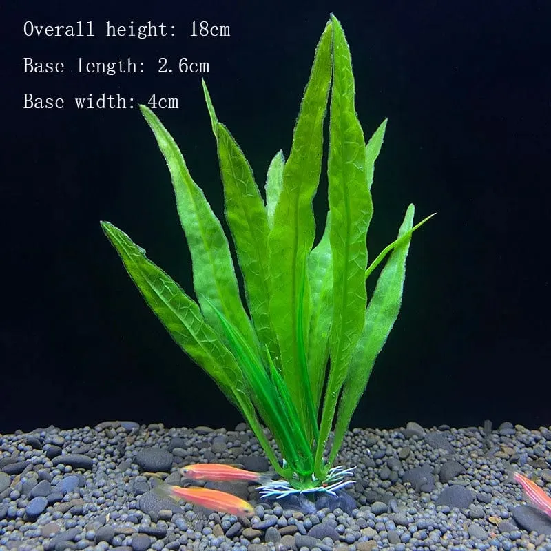 Künstliche Unterwasser-Kunststoffpflanzen für Aquarien, künstlicher Strauch, grünes Wassergras, Simulationsdekoration