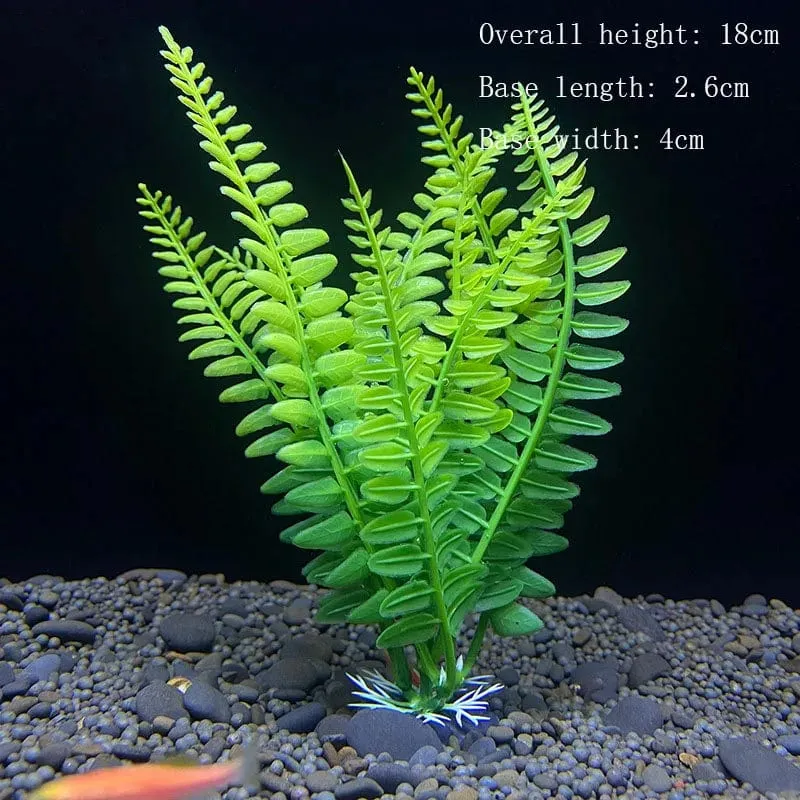Künstliche Unterwasser-Kunststoffpflanzen für Aquarien, künstlicher Strauch, grünes Wassergras, Simulationsdekoration