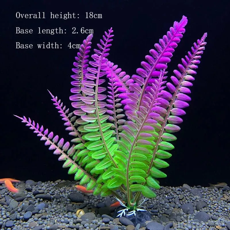 Künstliche Unterwasser-Kunststoffpflanzen für Aquarien, künstlicher Strauch, grünes Wassergras, Simulationsdekoration