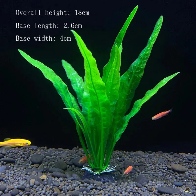 Künstliche Unterwasser-Kunststoffpflanzen für Aquarien, künstlicher Strauch, grünes Wassergras, Simulationsdekoration