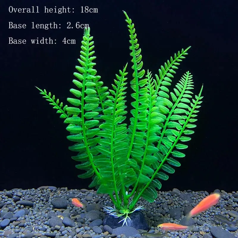 Künstliche Unterwasser-Kunststoffpflanzen für Aquarien, künstlicher Strauch, grünes Wassergras, Simulationsdekoration