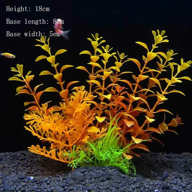 Künstliche Unterwasser-Kunststoffpflanzen für Aquarien, künstlicher Strauch, grünes Wassergras, Simulationsdekoration